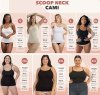 Scoop Neck Cami - Camisole for Women, Tummy Control Shapewear