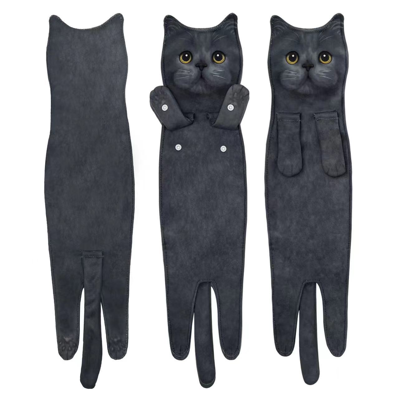 🔥Last Day Promotion 70% OFF😸Funny Cat Hand Towels