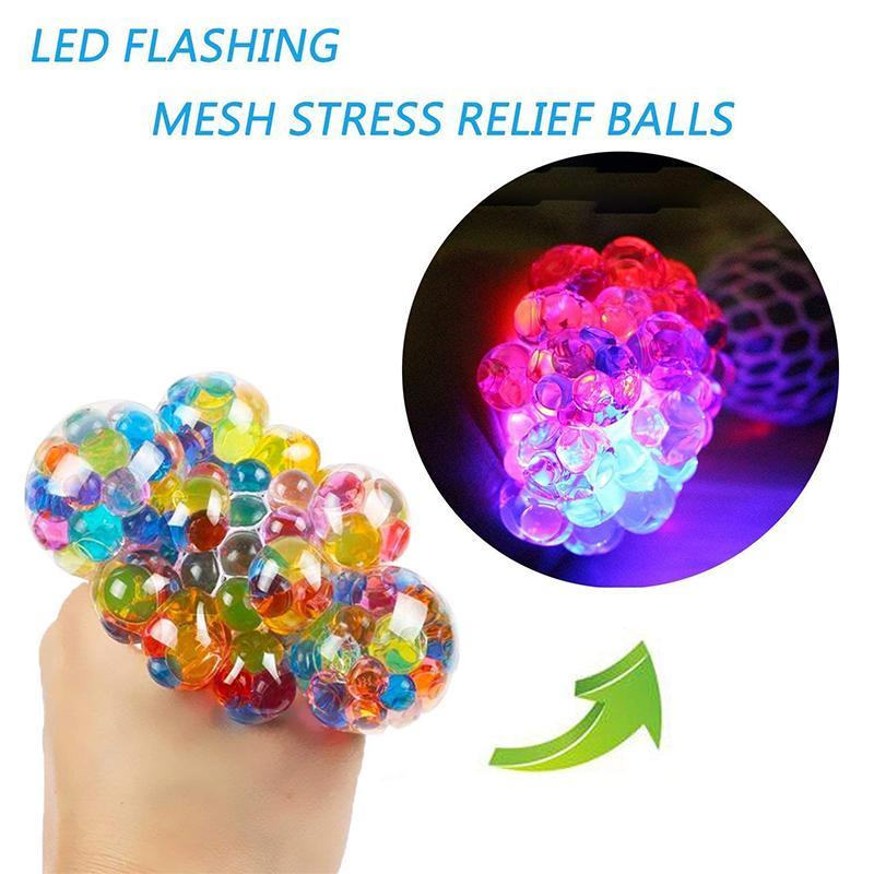 🎁2022 Best Stocking Stuffere-Anti-Stress Squishy Mesh Ball