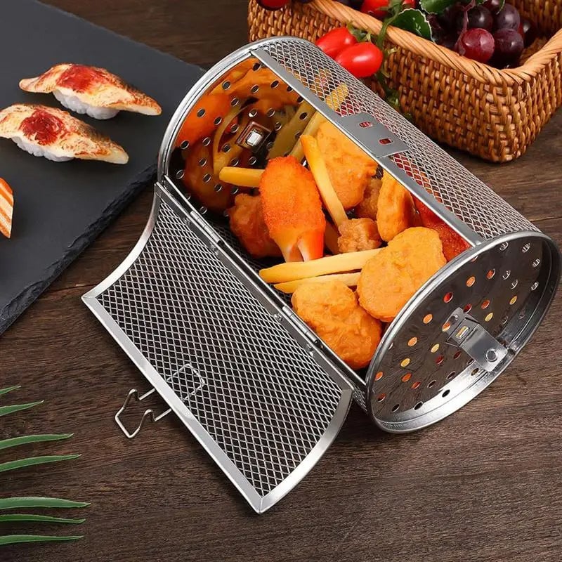 (🎉Last Day Promotion 50% OFF) Stainless Steel Automatic Rotating Grill