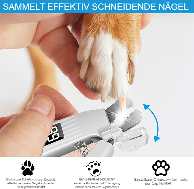 🐾2 in 1 - Krallenschneider für Katzen und Hunde✨