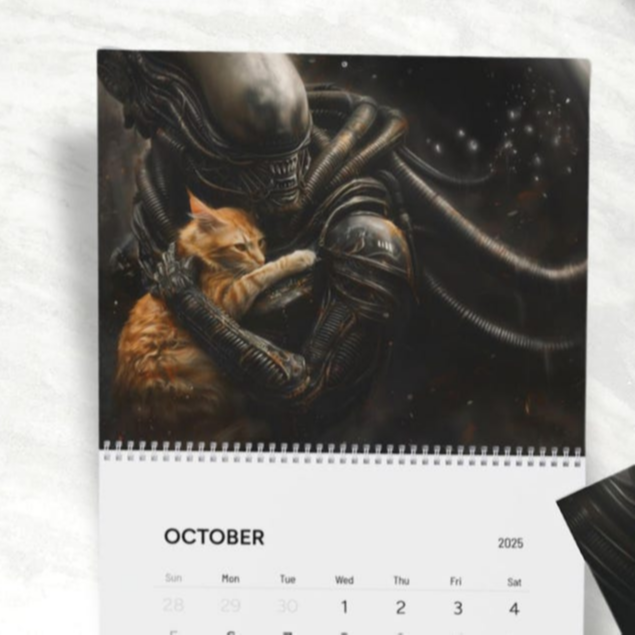 🔥Last Day Promotion 70% OFF🔥2025 Calendar Science Fiction Movie X Cat⚡️Buy 2 Free Shipping