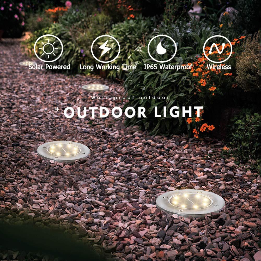 8 LED Bulb - Solar Power Auto Disk Light - 50% OFF TODAY