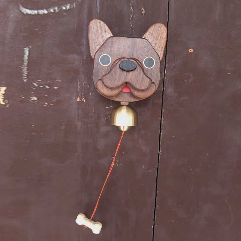 🔥Last Day 49% OFF🎁Handcrafted Wooden Shiba Inu Doorbell Wind Chime