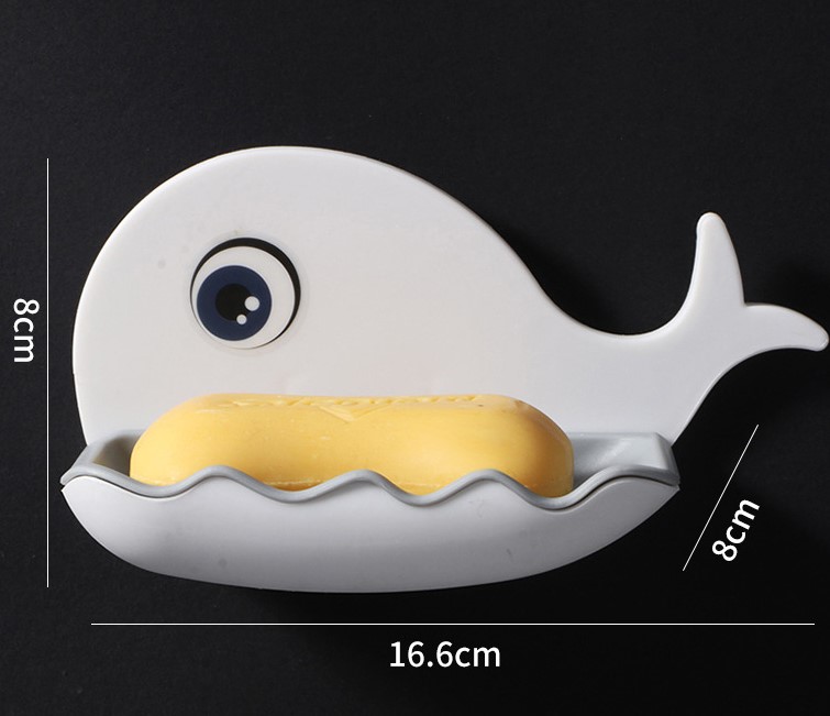 Whale Shape Non-Punched Soap Holder