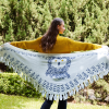 🦉Hedwig pattern Hand-Knit Owl Scarf