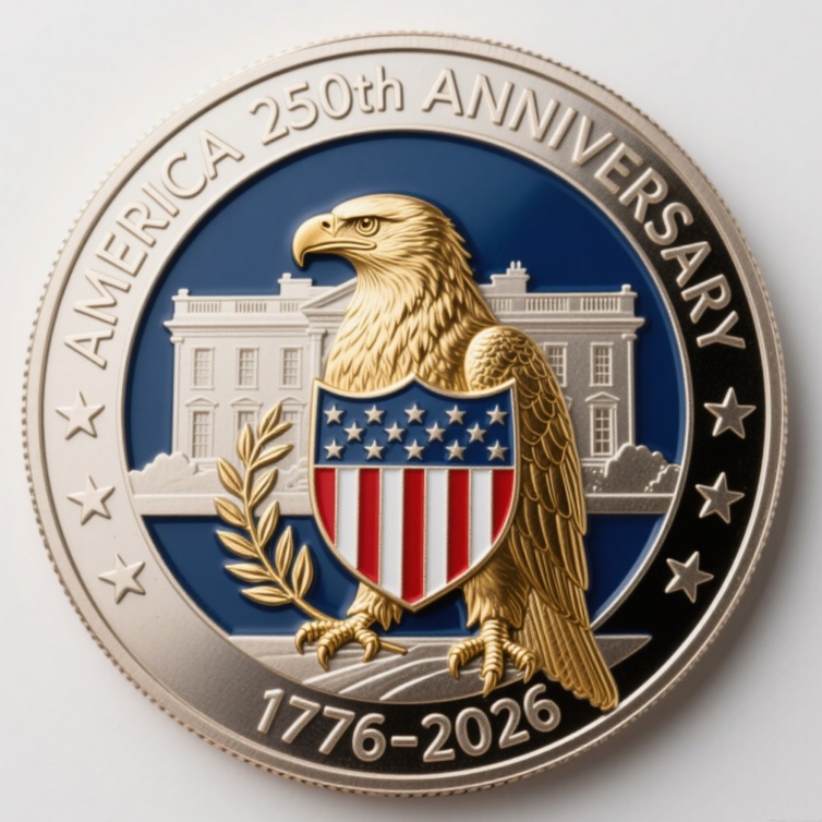 America 250th Anniversary Commemorative Coin