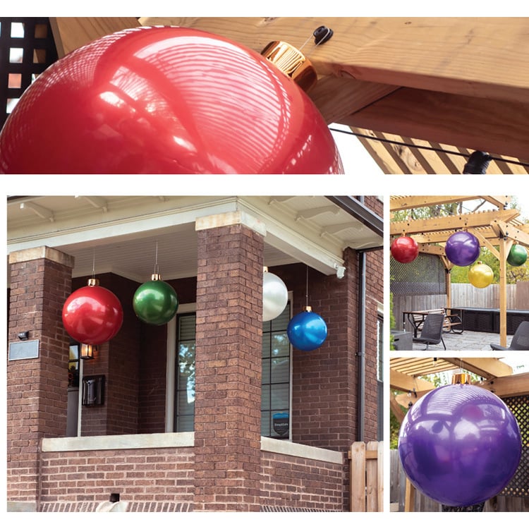 🔥Last Day Promotion 48% OFF-🎁-Oversized Inflatable Christmas Ball Decoration🎈