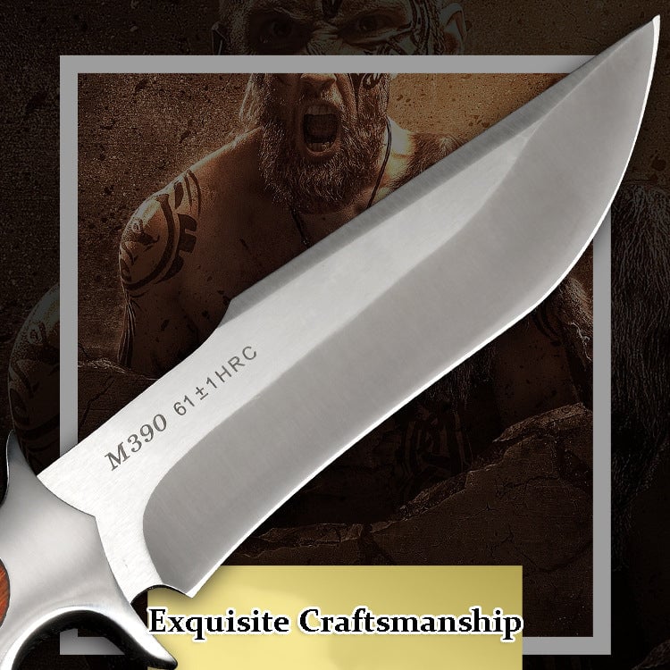 🎁TikTok Last Day Sale - 70% OFF-🔥- M390 Integrated Steel High Hardness Sharp And Durable Straight Knife