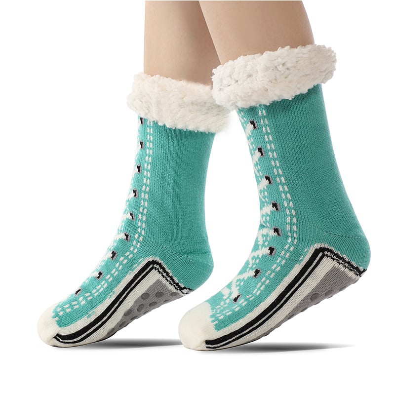 (🔥Last Day Promotions - 50% OFF) Ultra-thick Cashmere Slipper Home Socks