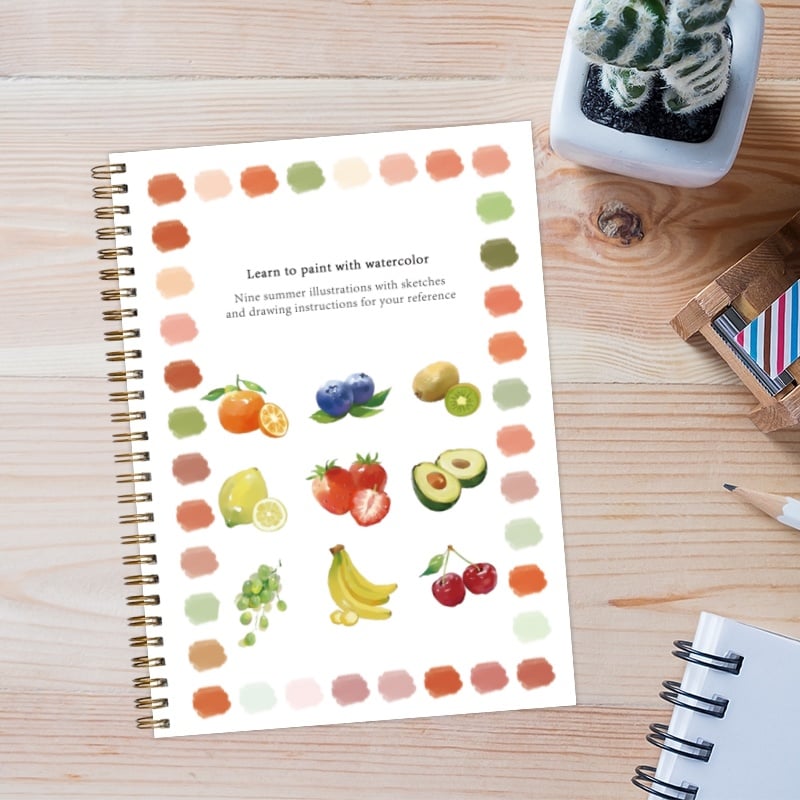 🍓Fruits Watercolor Workbook(🔥2025 New Limited Edition)
