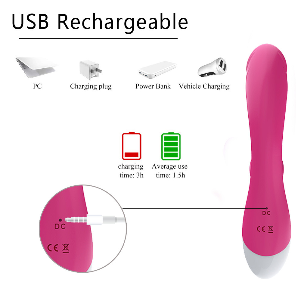 SHEMESIX -Female Masturbation Vibrator-Clitoris G-spot Stimulation Heated Massage Vibrator