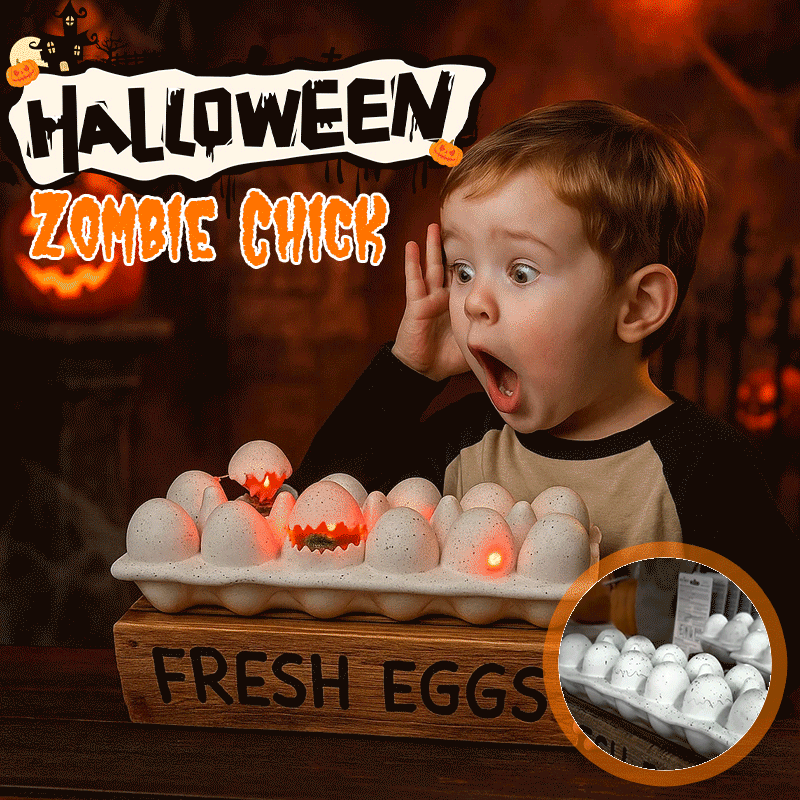 🔥Early Bird Sale-50% OFF👻🐣Halloween Zombie Hatching Chick Decoration