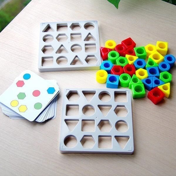 Christmas Hot Sale 48% OFF -  Shape Matching Game Color Sensory Educational Toy