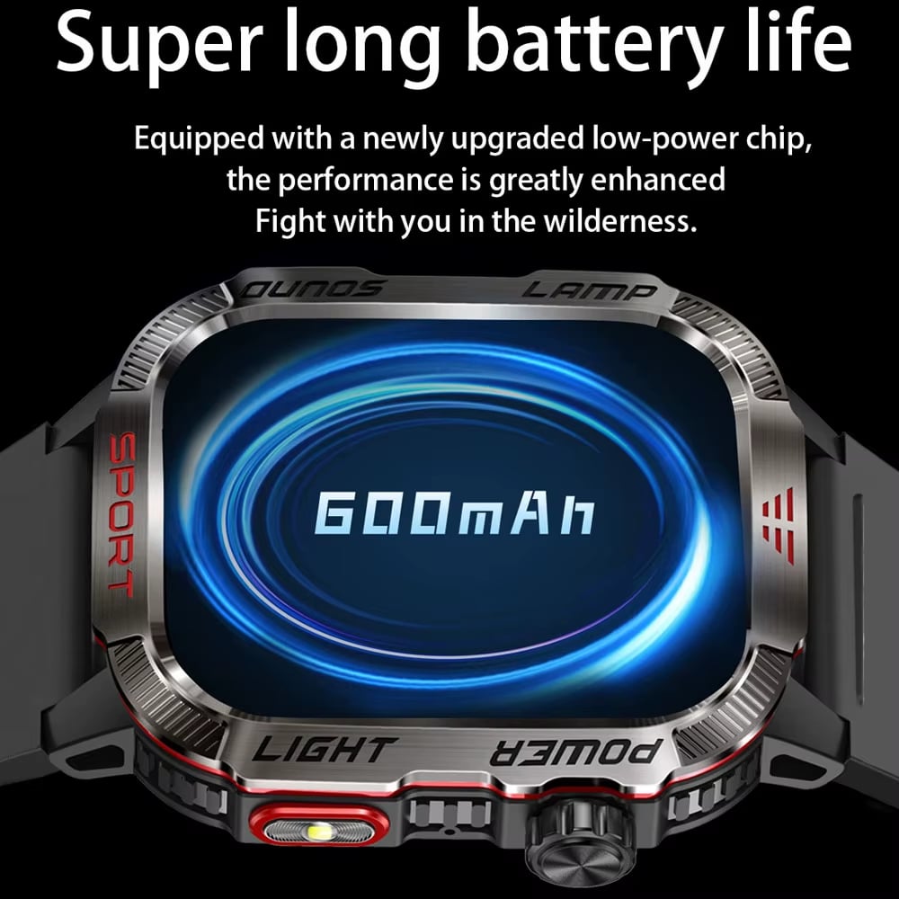 ⏰LAST DAY SALE 50% OFF💥Men's Military Outdoor Sports Smart Watch for Android & IOS