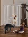 BABELIO New Version Baby Gate with Cat Door, 29.5-40