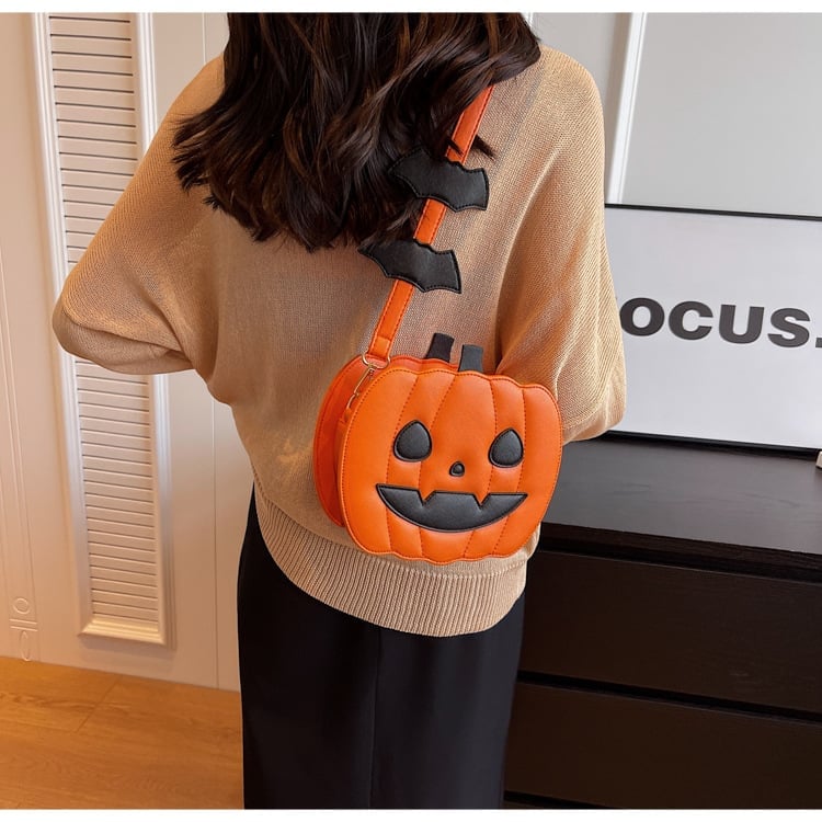 Early Halloween Sale 50% OFF🎃Halloween Pumpkin Crossbody Bag
