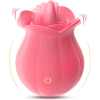 10 Speeds Rose Vibrator With Tongue