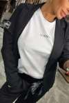 Women's Top Jacket & Elastic Pants Two-piece Set