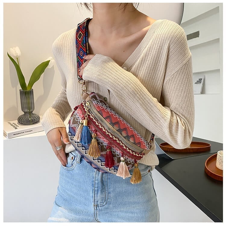 (🎄Christmas Hot Sale - 48% OFF) Vintage Colorful Handwoven Bag, BUY 2 FREE SHIPPING