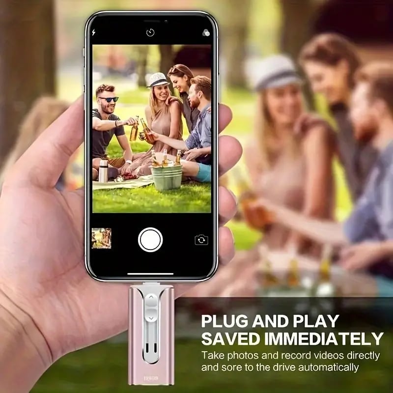 Last Day Promotion 70% OFF - 🔥32~256GB Micro USB + 8 Pin + USB 3.0 4 in 1 Mobile Phone Computer U-Disk