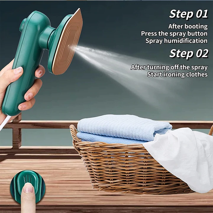 🔥Limited Time Sale 48% OFF🎉Portable Mini Micro Steam Iron(BUY 2 GET FREE SHIPPING)
