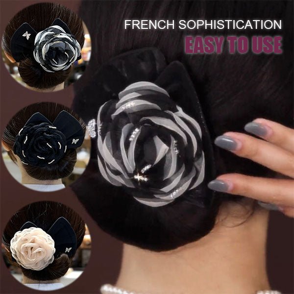 (🔥Summer Hot Sale- 50% OFF) Exquisite Big Flower Deft Bun