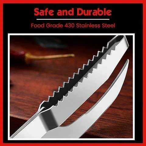 🌈Summer Hot Sale - Fish Scale Knife Cut/Scrape/Dig 3-in-1