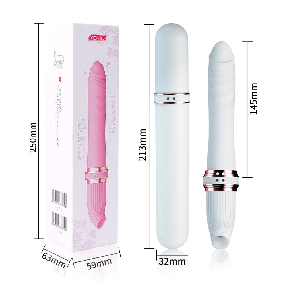 Telescoping Vibrator Female 10 Frequency Variable Sex Machine Clitoris Vibrador