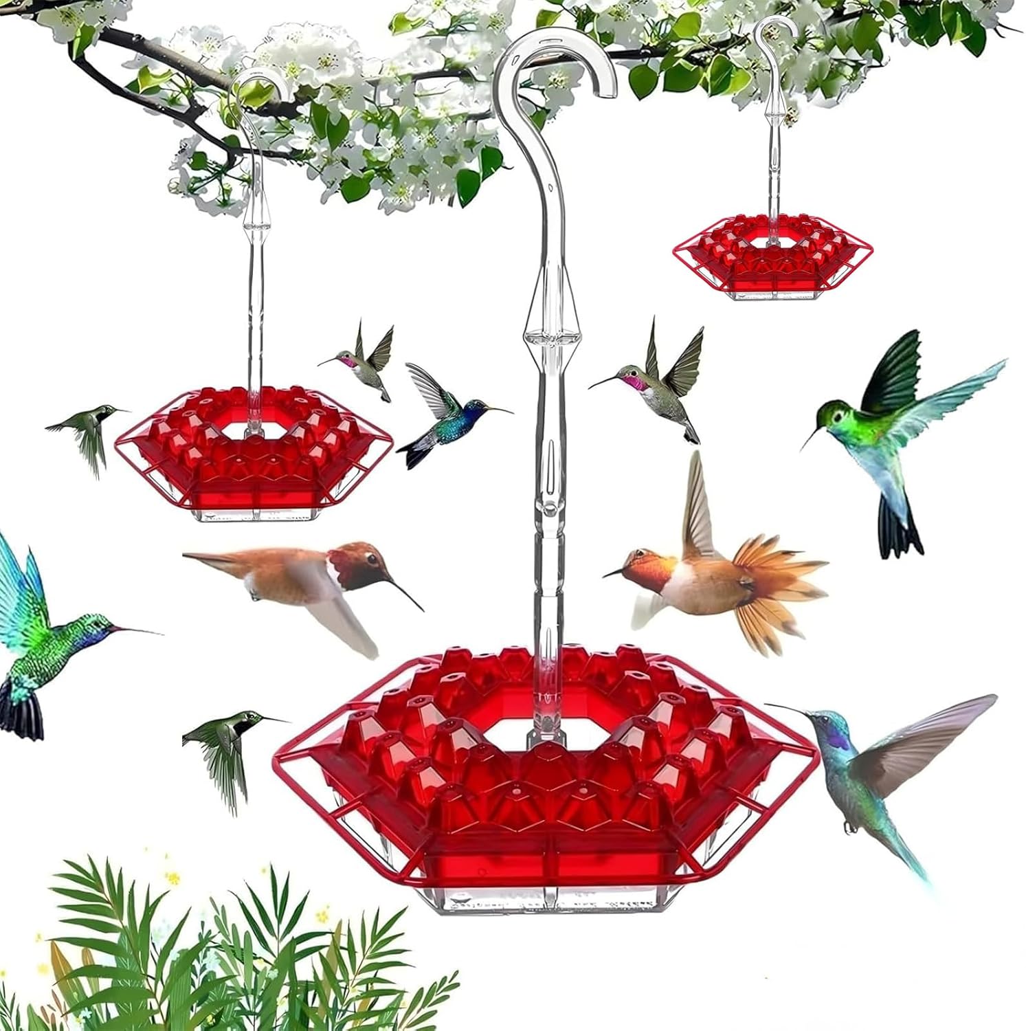 🐝Halloween Limited Time Offer: Hummingbird Feeder with Perch and Built-in Ant Traps✔️97.5% of customers purchased 2 or more. 😍
