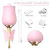 10-Frequency Vibration Tongue Licking Rose Vibrator