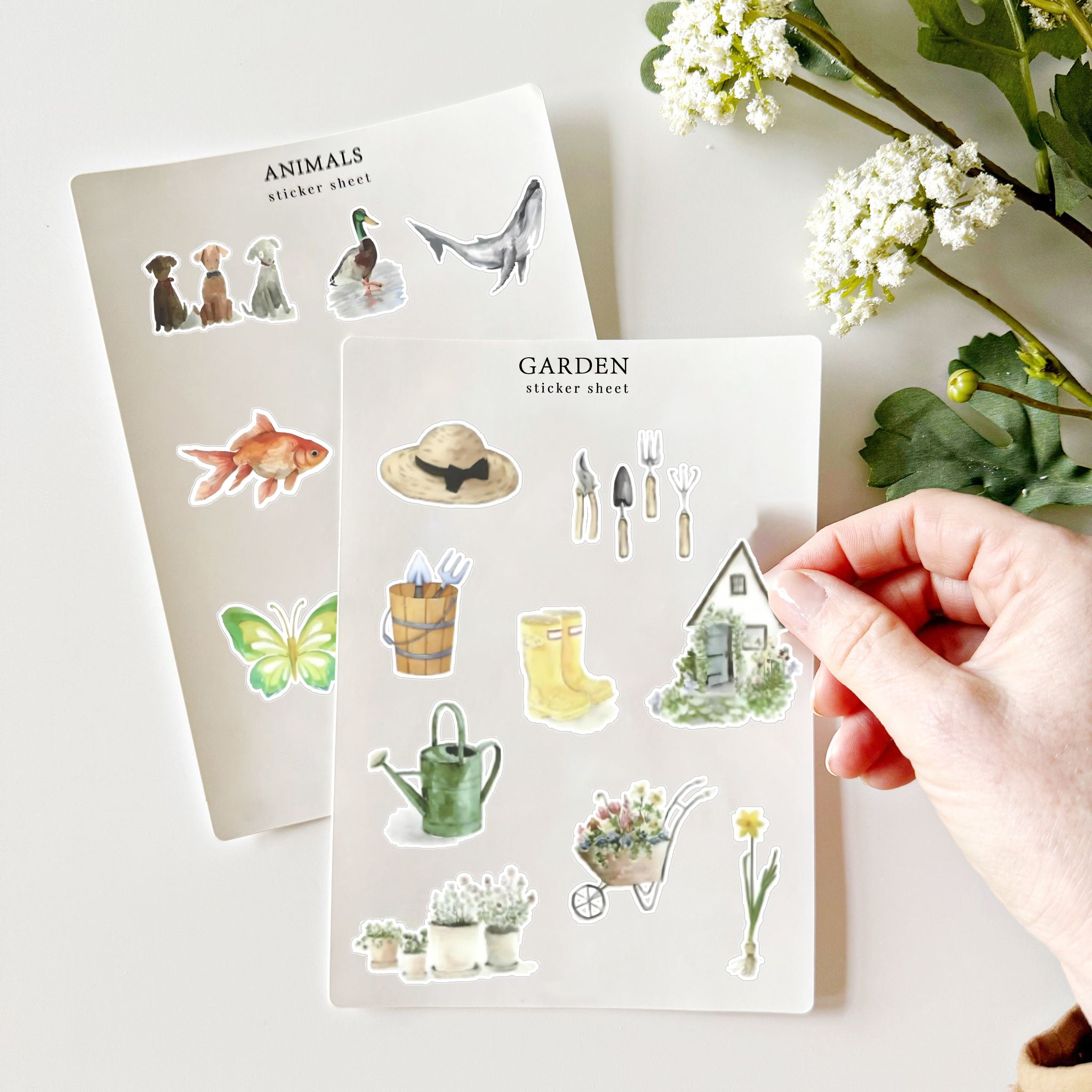 𝙊𝙏𝙀𝙃® Garden sticker sheets