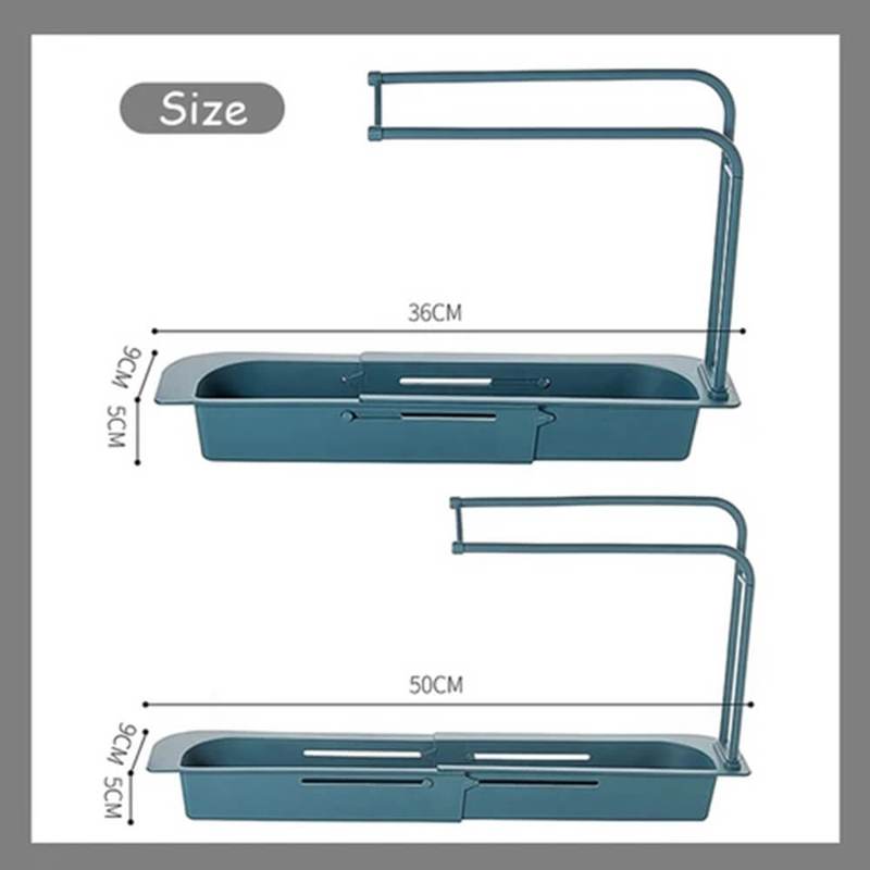 (SUMMER HOT SALE - 50% OFF) Telescopic Sink Storage Rack - Buy 2 Get Extra 10% OFF