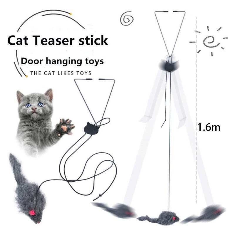 🎄🎄Early Christmas Sale 48% OFF - Hanging Door Bouncing Mouse Cat Toy(🎉BUY 2 GET 1 FREE)