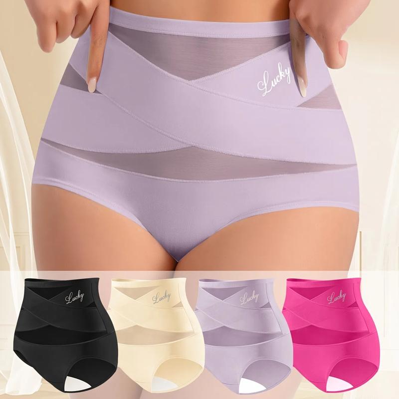 🔥Letzter Tag 49% Rabatt🎉4er-Pack Taillenhoher Shaping-Slip