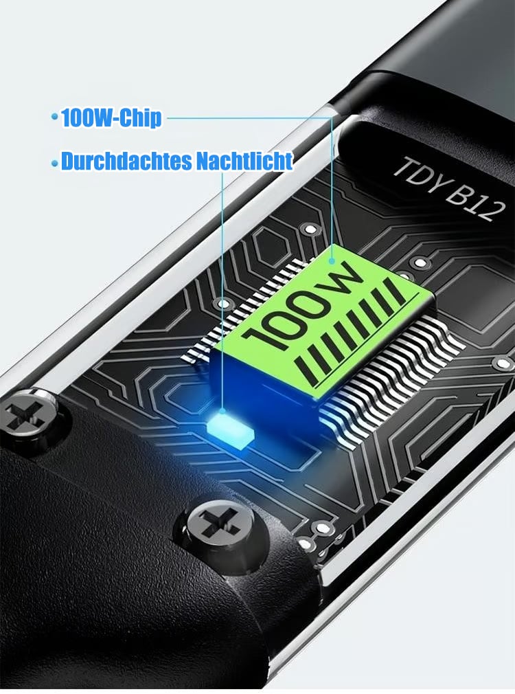 🔥Letzter Tag 50% RABATT -Transparentes, leuchtendes 3-in-1-Datenkabel mit Aufladung