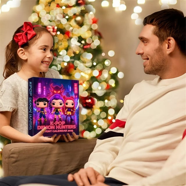 🔥Last Day 50% OFF -🎄Kpop Demon Hunters Advent Calendar 2025