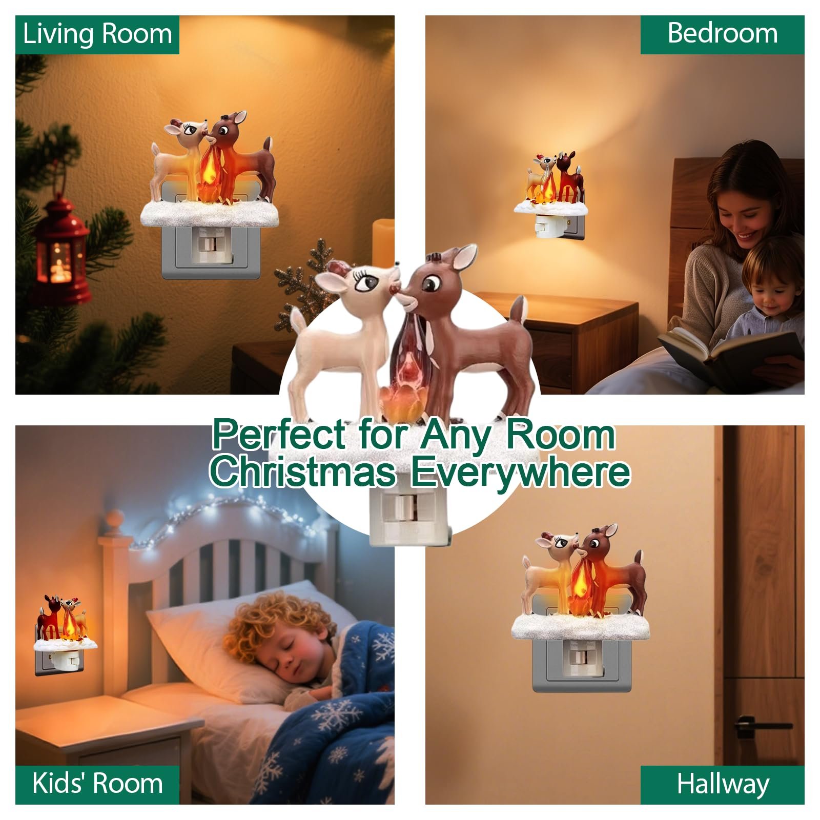 🎄 2025 Christmas Reindeer Nightlight – Cozy Holiday Glow