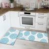 HEBE Anti Fatigue Kitchen Rug Sets 2 Piece Non Slip Kitchen Mats for Floor Cushioned Kitchen Rugs and Mats Waterproof Comfort Standing Mat Runner for Kitchen,Home Office,Sink,Laundry