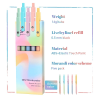 🎁TikTok Last Day Sale - 70% OFF🎉5Pcs Rainbow Minimalist Press Type Quick Drying Carbon Gel Pens Set