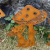 🔥 4th of July Sale – 50% OFF! Minimalist Metal Mushroom Garden Stake – Outdoor Memorial & Home Garden Art for Lawn Decoration