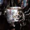 💥Party Mustache Gothic Engraved Drink Cup