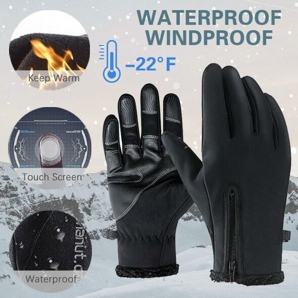 💥Christmas Big Sale💥Unisex Winter Warm Waterproof Touch Screen Gloves, Buy 2 Free Shipping