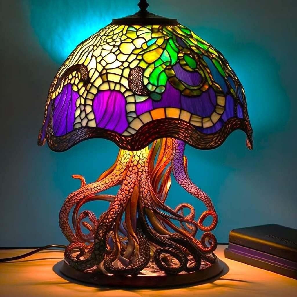 🍄Mushroom Stained Glass Plant Series Table Lamp (Buy 2 Free Shipping)