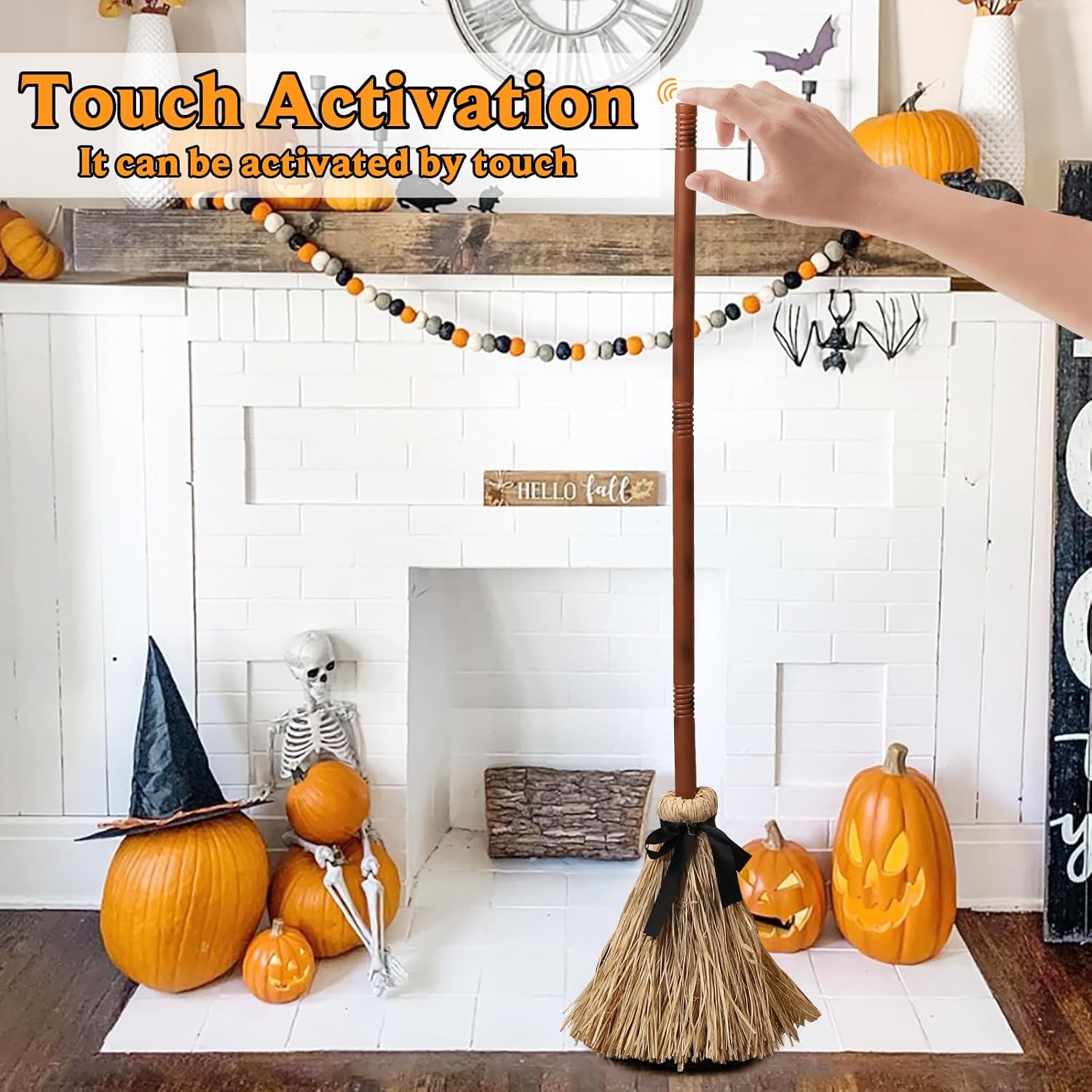🧙‍♀️Last Day Sale - 70% OFF🪄Floating Witch's Broom –Haunted Dancing Broom🎉
