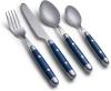 Cambridge Silversmiths, Blue, Jubilee Flatware, Service for 4, 16 Piece Set, Dorm Room Essentials, First Apartment