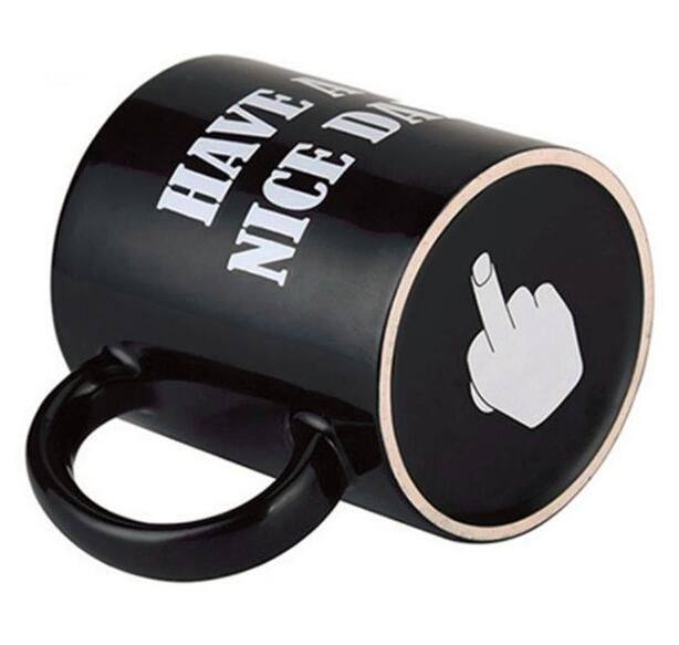 🎅Christmas sale 48% discount -🔥-Have a Nice Day Middle Finger Funny Cup