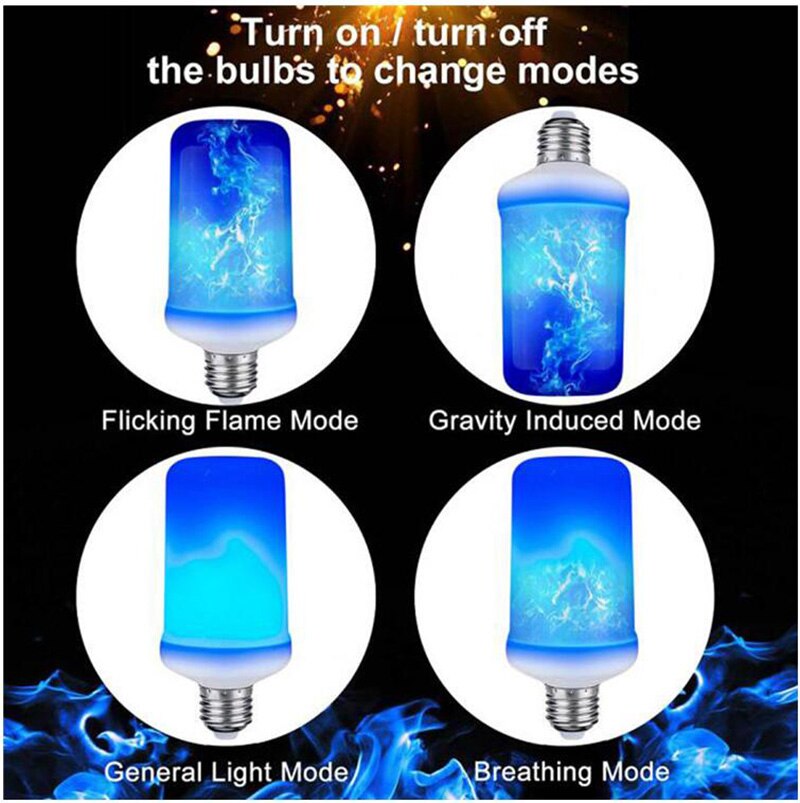 (🎄FACTORY OUTLET-48% OFF) Led Flame Light Bulb(BUY 4 GET EXTRA 20% OFF&FREE SHIPPING)