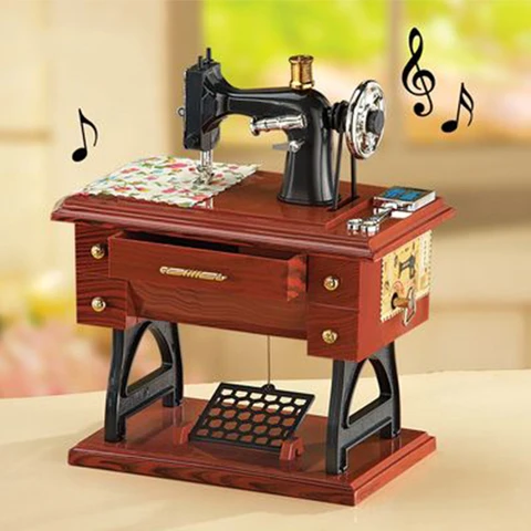 Last Day 70% OFF🔥Wood Mini Sewing Machine Music Box (BUY 2 GET FREE SHIPPING)