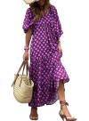 💥Special sale - Women's Puff Sleeve Floral Boho Maxi Dress